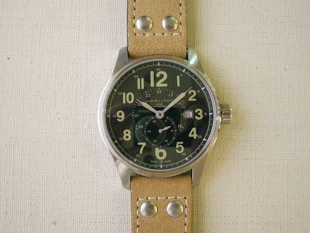 ハミルトン カーキオフィサーオート Hamilton khaki Officer カーキ フィールド Khaki Officer Auto - ダイヤルカラー
